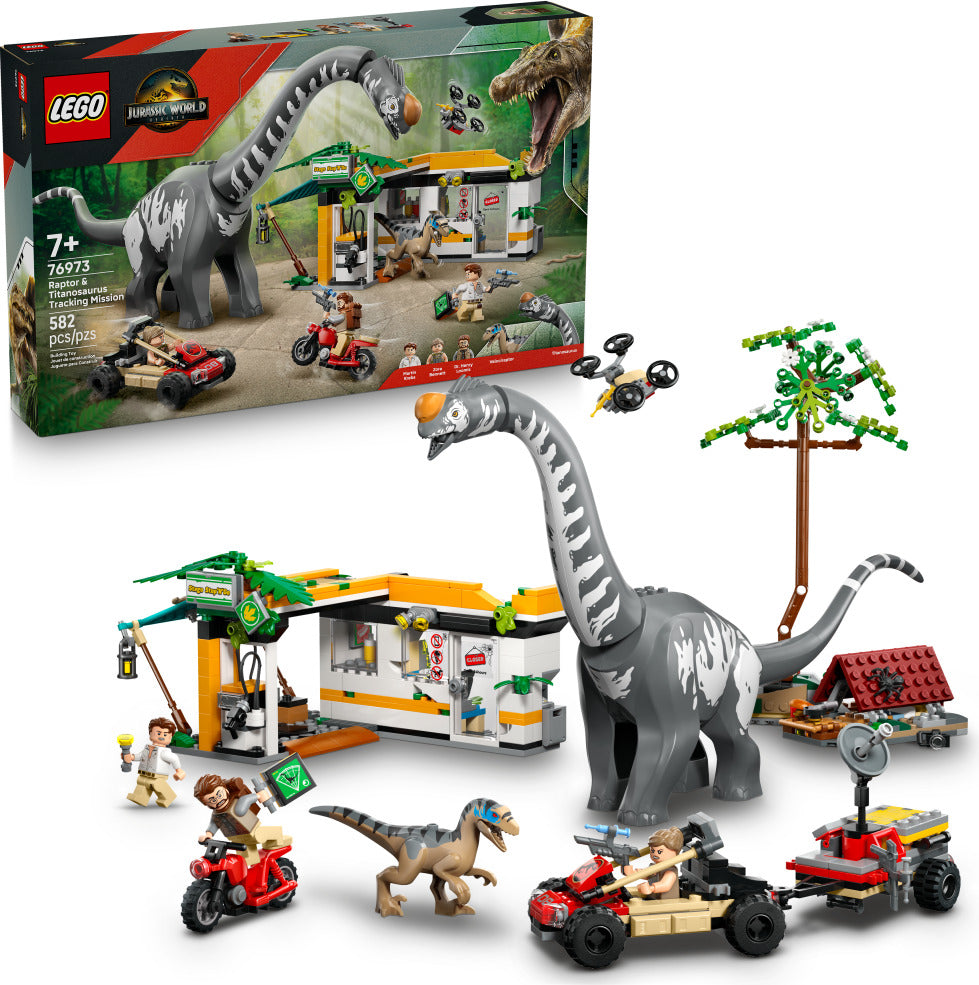 LEGO Jurassic World: Raptor & Titanosaurus Tracking Mission